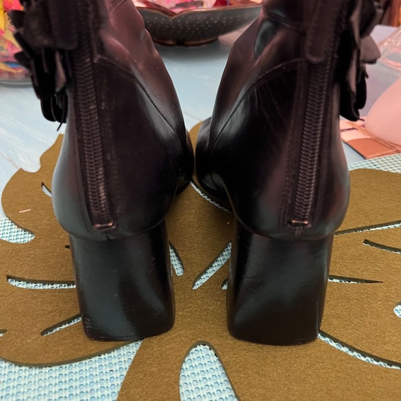 Tory Burch Black Leather Booties - Picture 5 of 6